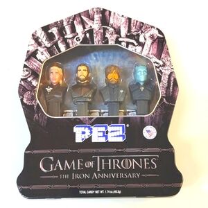 Game of Thrones Iron Anniversary Pez characters in collectors Tin